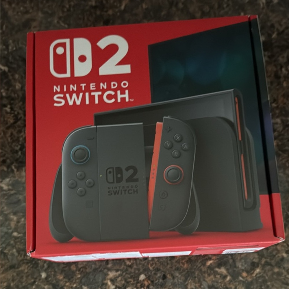 Nintendo Switch Console - Black and Red Design - Picture 1 of 2